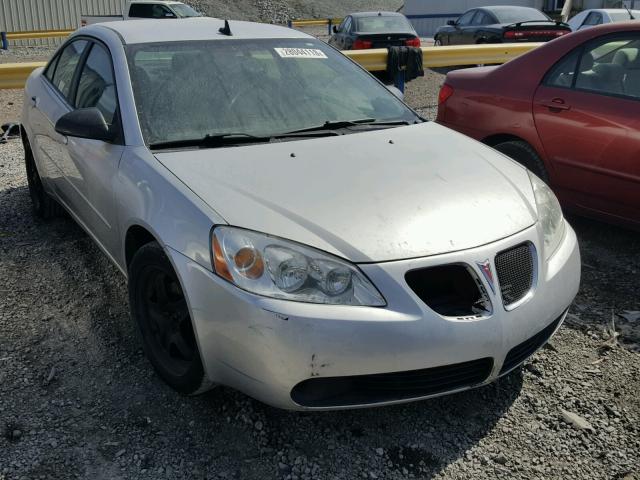 1G2ZG57B294110517 - 2009 PONTIAC G6 SILVER photo 1