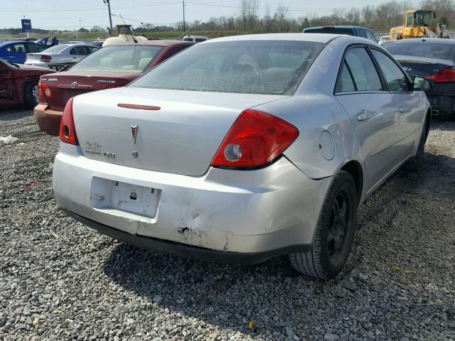 1G2ZG57B294110517 - 2009 PONTIAC G6 SILVER photo 4