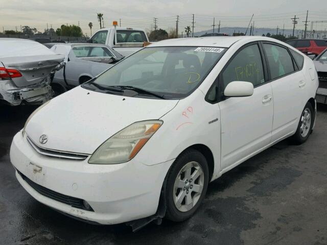 JTDKB20U977582117 - 2007 TOYOTA PRIUS WHITE photo 2