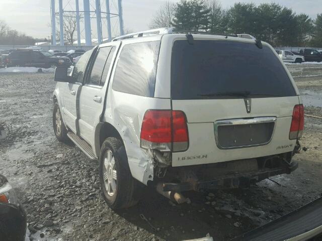 5LMEU88H94ZJ28461 - 2004 LINCOLN AVIATOR 白色 照片 3