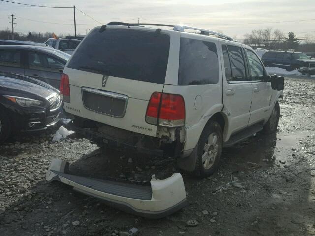 5LMEU88H94ZJ28461 - 2004 LINCOLN AVIATOR 白色 照片 4