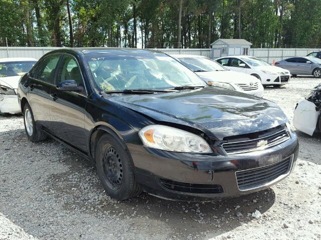 2G1WB55K181232952 - 2008 CHEVROLET IMPALA LS BLACK photo 1