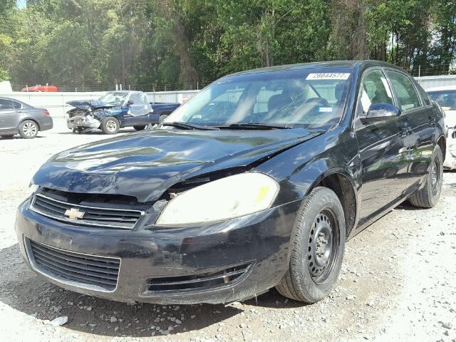 2G1WB55K181232952 - 2008 CHEVROLET IMPALA LS BLACK photo 2