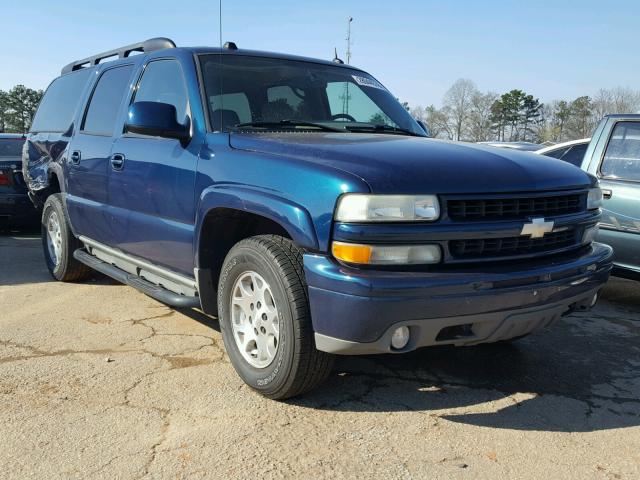 3GNEC16Z25G132339 - 2005 CHEVROLET SUBURBAN C BLUE photo 1