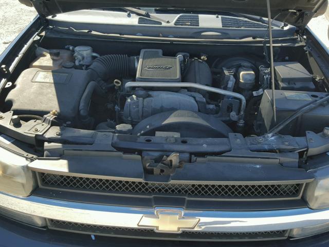 1GNDS13S372184063 - 2007 CHEVROLET TRAILBLAZE BLUE photo 7