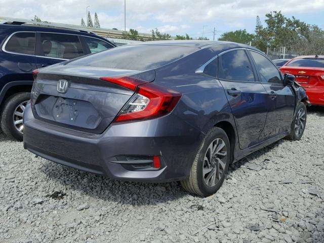 19XFC2F71GE091136 - 2016 HONDA CIVIC EX GRAY photo 4