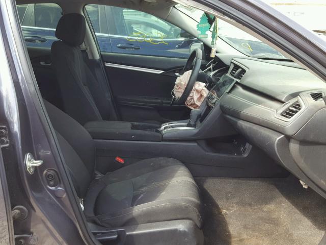 19XFC2F71GE091136 - 2016 HONDA CIVIC EX GRAY photo 5