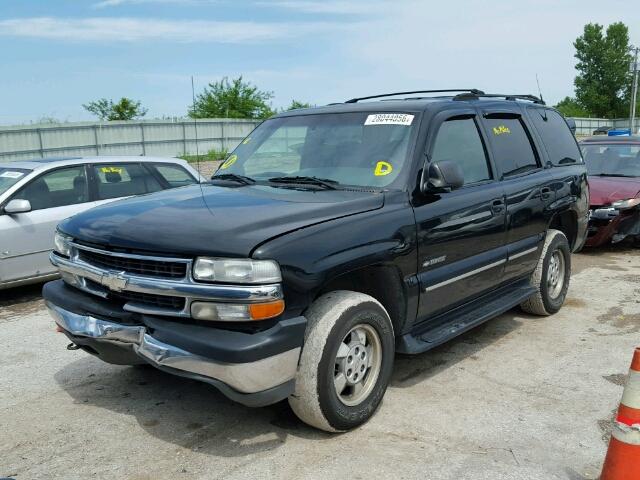 1GNEK13T51R116830 - 2001 CHEVROLET TAHOE K150 BLACK photo 2