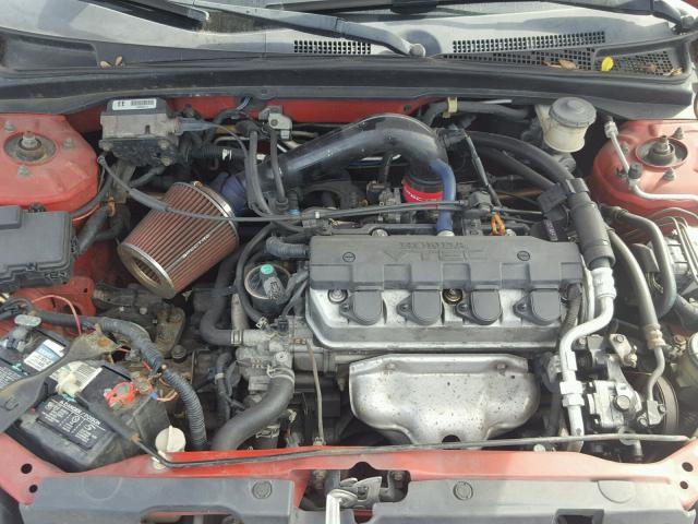 1HGEM22915L016748 - 2005 HONDA CIVIC EX წითელი ფოტო 7