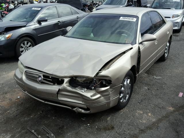 2G4WB55K021250322 - 2002 BUICK REGAL LS GOLD photo 2