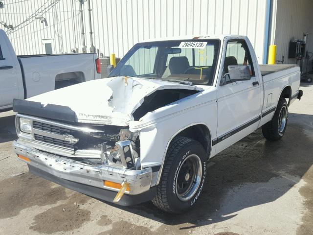 1GCCS14Z7M8107351 - 1991 CHEVROLET S TRUCK S1 WHITE photo 2