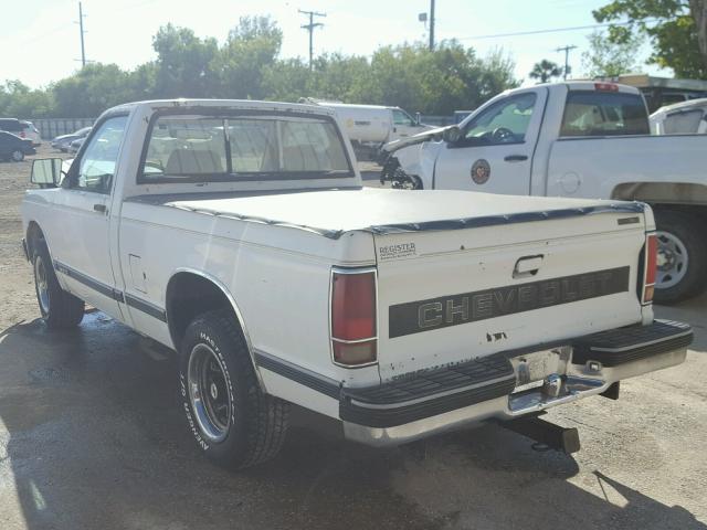 1GCCS14Z7M8107351 - 1991 CHEVROLET S TRUCK S1 WHITE photo 3