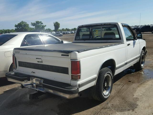 1GCCS14Z7M8107351 - 1991 CHEVROLET S TRUCK S1 WHITE photo 4