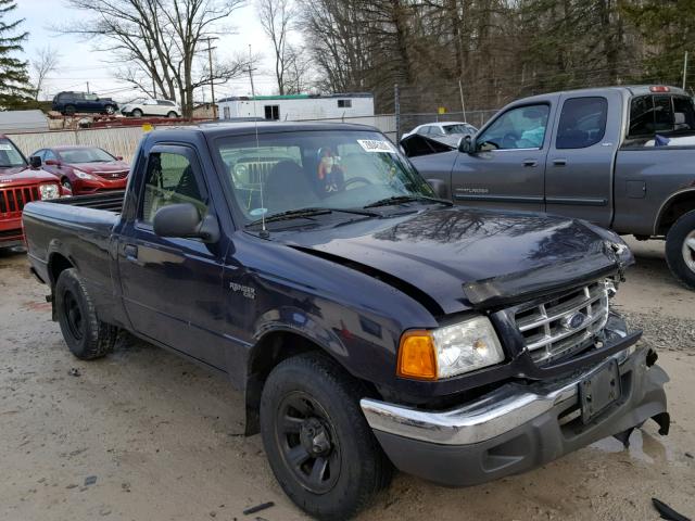 1FTYR10D42TA74718 - 2002 FORD RANGER BLUE photo 1