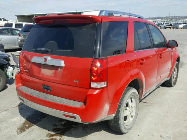 5GZCZ53457S813099 - 2007 SATURN VUE RED photo 4