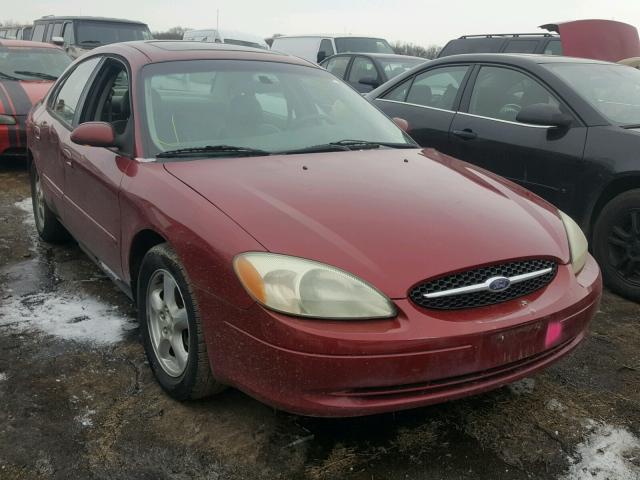 1FAFP55282A244933 - 2002 FORD TAURUS SES RED photo 1