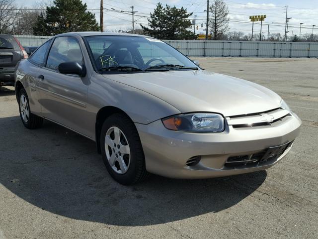 1G1JF12F737119078 - 2003 CHEVROLET CAVALIER L TAN photo 1