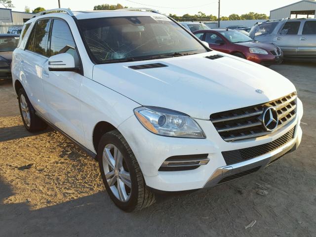 4JGDA5JB9FA541820 - 2015 MERCEDES-BENZ ML 350 WHITE photo 1