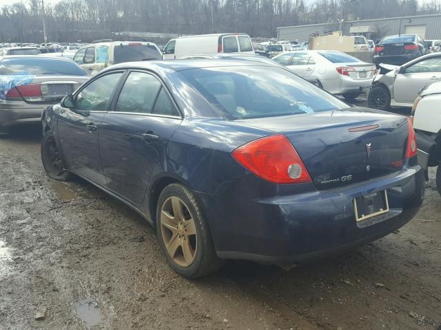 1G2ZG57B384234147 - 2008 PONTIAC G6 BASE BLUE photo 3