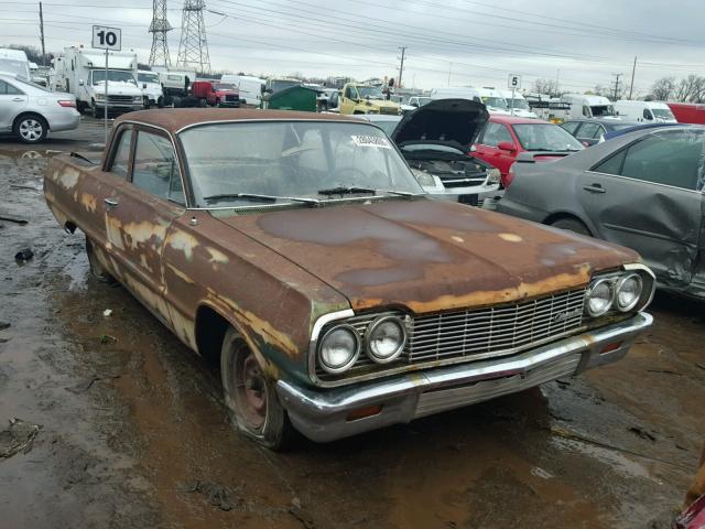 41511J282756 - 1964 CHEVROLET BELAIR BROWN photo 1