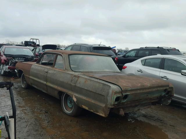 41511J282756 - 1964 CHEVROLET BELAIR BROWN photo 3