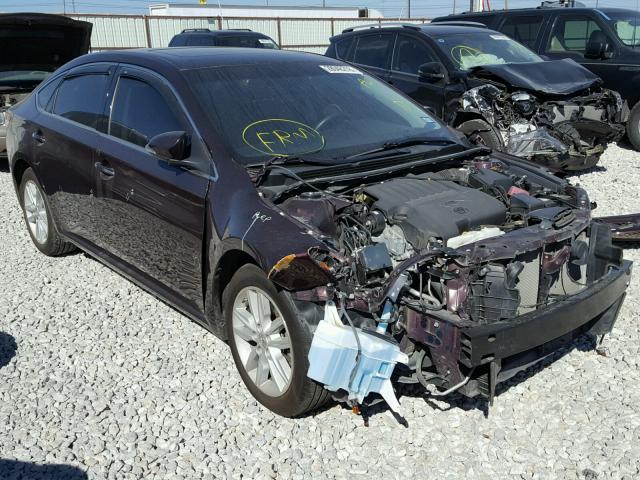 4T1BK1EB4DU028221 - 2013 TOYOTA AVALON BAS MAROON photo 1