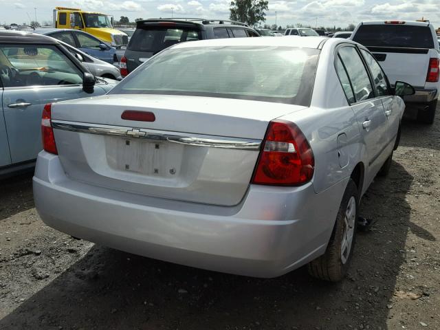 1G1ZS52F05F271430 - 2005 CHEVROLET MALIBU SILVER photo 4