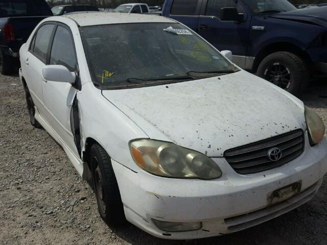 1NXBR32E03Z116168 - 2003 TOYOTA COROLLA CE WHITE photo 1