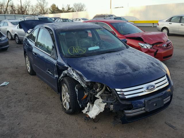 3FAFP08186R235179 - 2006 FORD FUSION SEL BLUE photo 1