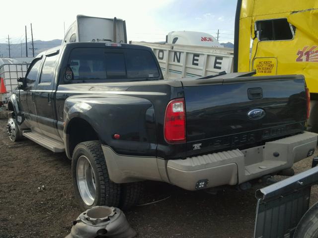 1FTXW43R78EC76236 - 2008 FORD F450 SUPER BLACK photo 3