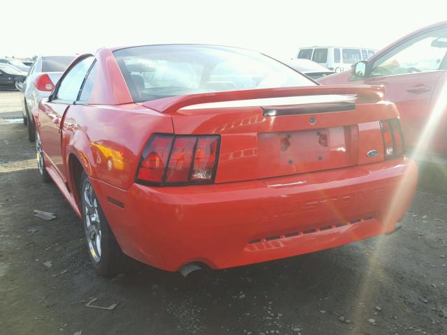 1FAFP4043YF164079 - 2000 FORD MUSTANG RED photo 3