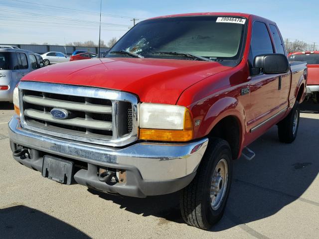 1FTNX21L4XEB13680 - 1999 FORD F250 SUPER RED photo 2