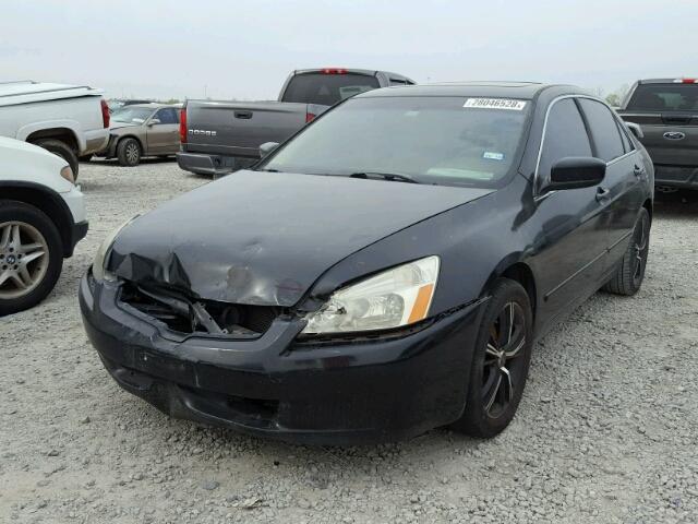 1HGCM56633A082476 - 2003 HONDA ACCORD EX BLACK photo 2