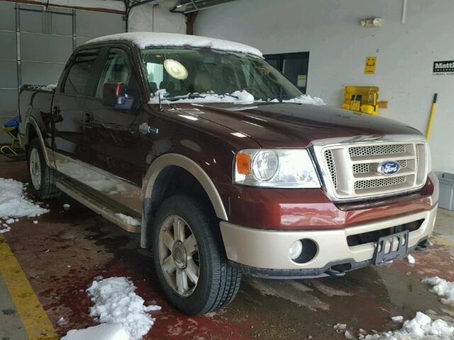 1FTPW14597KC80198 - 2007 FORD F150 SUPER BROWN photo 1