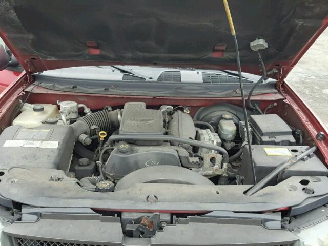 1GNDT13S922329516 - 2002 CHEVROLET TRAILBLAZE BURGUNDY photo 7