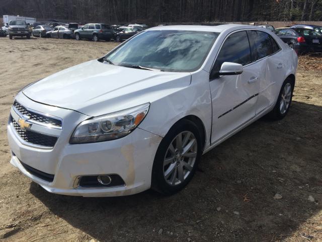 1G11G5SX3DF202611 - 2013 CHEVROLET MALIBU 3LT WHITE photo 1