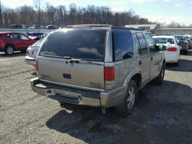 1GHDT13W6Y2256085 - 2000 OLDSMOBILE BRAVADA BEIGE photo 4