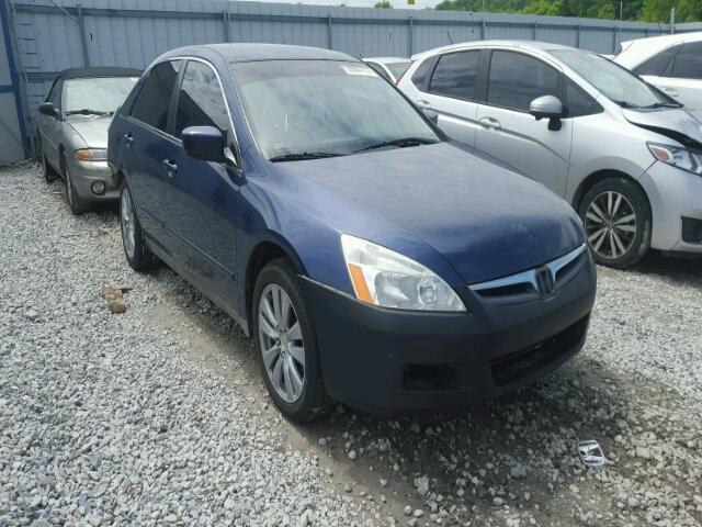 3HGCM56445G708944 - 2005 HONDA ACCORD LX BLUE photo 1