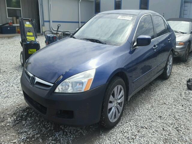 3HGCM56445G708944 - 2005 HONDA ACCORD LX BLUE photo 2