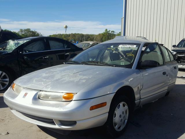 1G8ZH52832Z278366 - 2002 SATURN SL1 GRAY photo 2