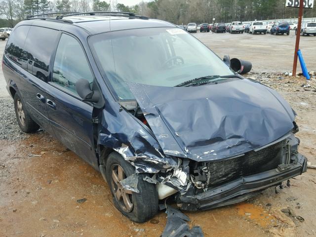 2D4GP44L77R115106 - 2007 DODGE GRAND CARA BLUE photo 1