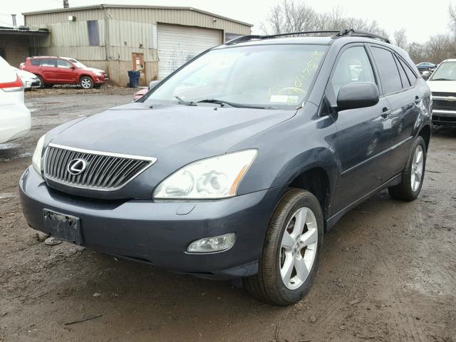 2T2HA31U24C037657 - 2004 LEXUS RX 330 GRAY photo 2