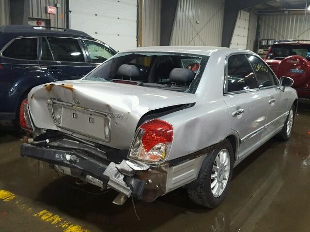 KMHFU45E55A386132 - 2005 HYUNDAI XG 350 SILVER photo 4