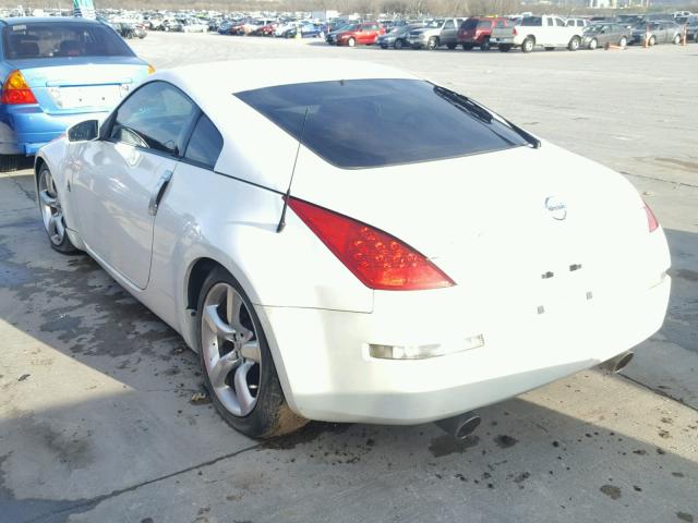 JN1BZ34D57M502277 - 2007 NISSAN 350Z COUPE WHITE photo 3