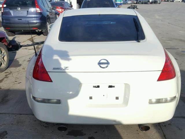 JN1BZ34D57M502277 - 2007 NISSAN 350Z COUPE WHITE photo 6