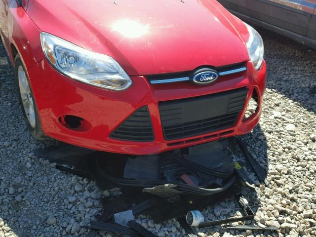 1FADP3K21DL325344 - 2013 FORD FOCUS SE RED photo 9