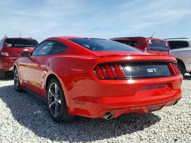 1FA6P8CFXF5395567 - 2015 FORD MUSTANG GT RED photo 3