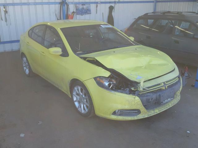 1C3CDFBA5DD150666 - 2013 DODGE DART SXT GREEN photo 1