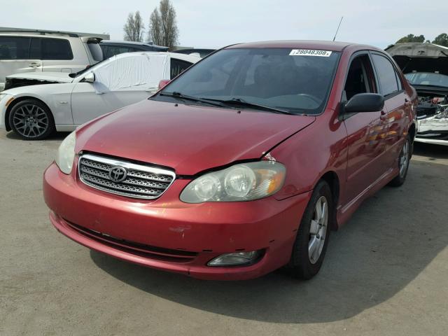 1NXBR30E07Z774579 - 2007 TOYOTA COROLLA CE RED photo 2