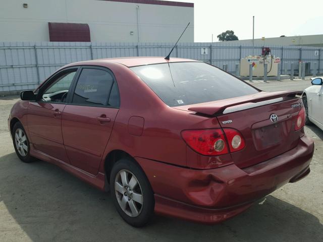 1NXBR30E07Z774579 - 2007 TOYOTA COROLLA CE RED photo 3